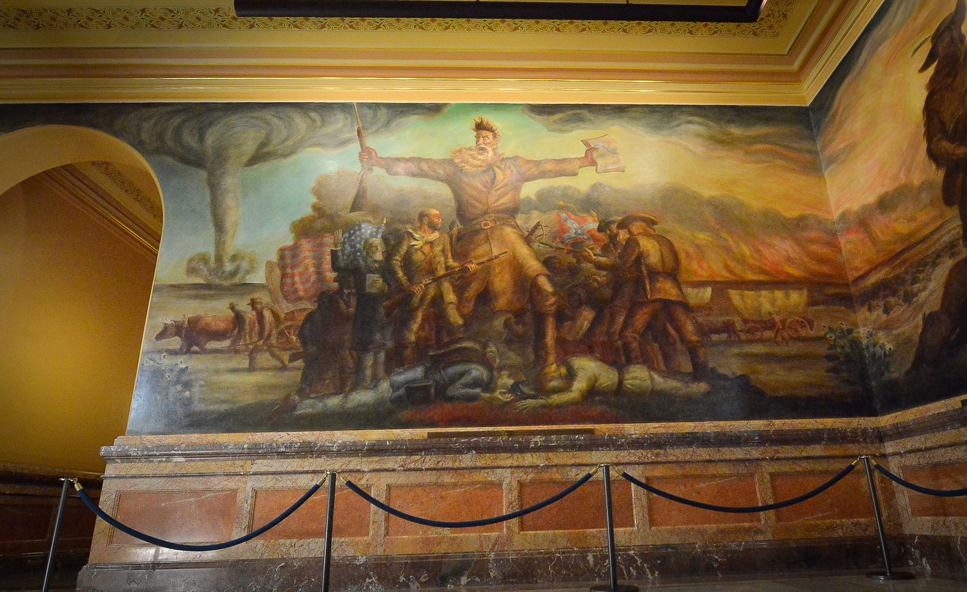 “Tragic Prelude” Mural Clio